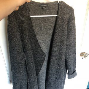 Tahari Marino wool Grey sweater